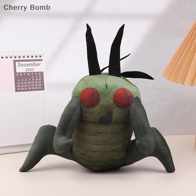 (Bomba De Cereja) Lethal Company Cabeça De Bobina De Pelúcia Figura De Pescoço Longo Bicho Macio Plushie Decoração De Ca