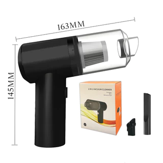 Mini Aspirador De Pó Portátil Recarregável Automotivo Casa Sem Fio Alta Sucção USB Limpeza Veicular Compacto Potente