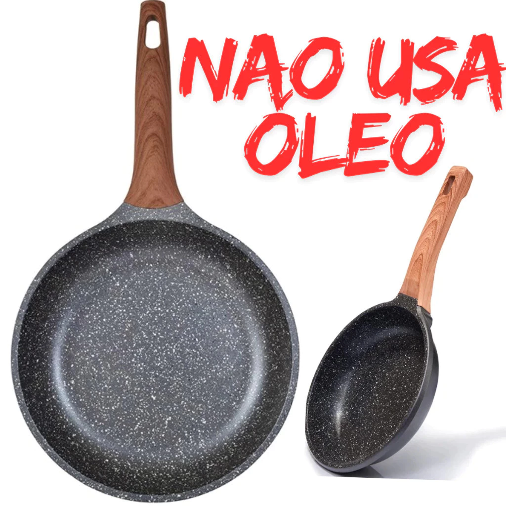 Panela Frigideira Antiaderente 24cm 26cm 28cm De Cerâmica Premium