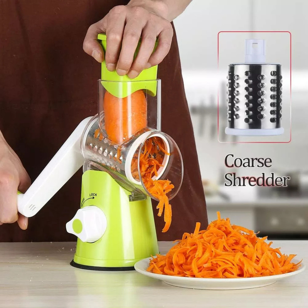 Cortador Fatiador 3 Lâminas Ralador Verdura e Legumes | Shopee Brasil