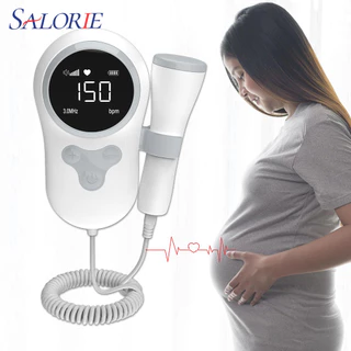 Monitor De Frequência Cardíaca Doppler Fetal Salorie Para Detector De Batimentos Cardíacos Na Gravidez Do Bebê em Oferta na Shopee