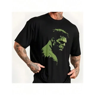 Hulk Camiseta Unissex Masculino Feminino 100% Algodão Top Streetwear Plus Size