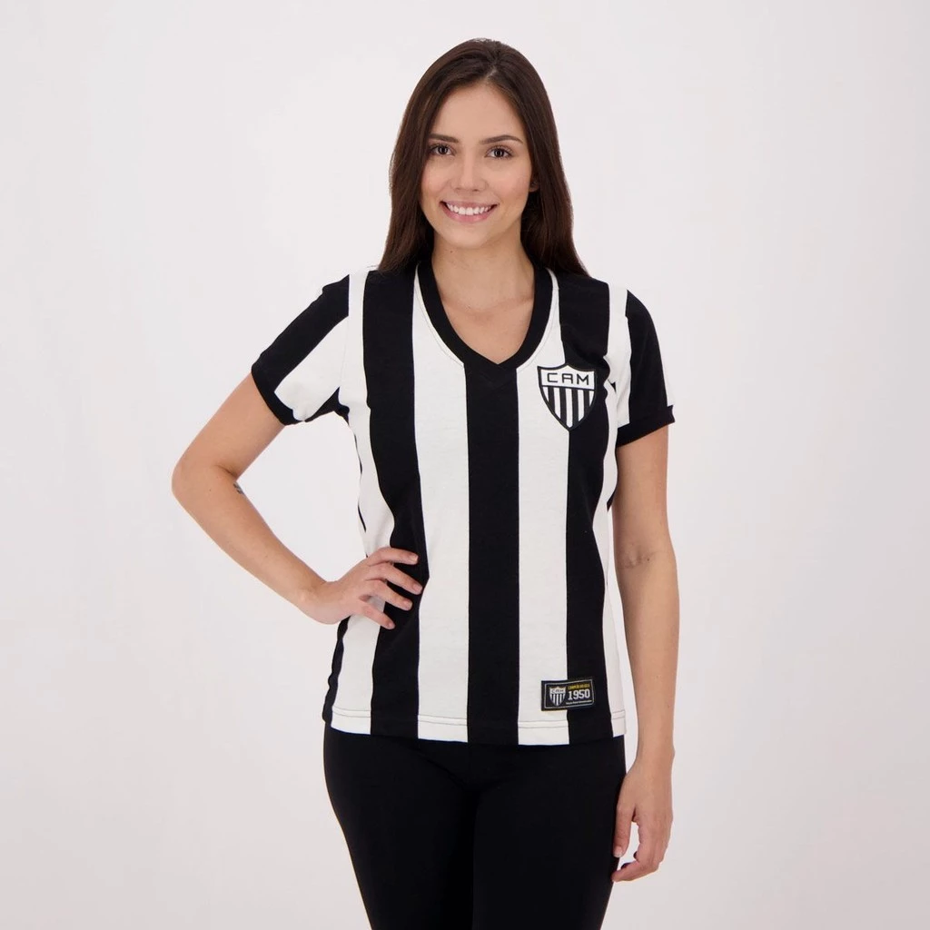 Camisa Atlético Mineiro 1950 Retrô Feminina
