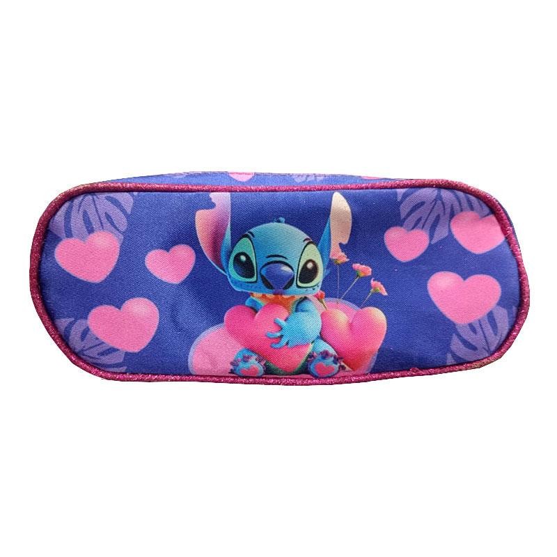 Estojo Escolar Infantil Triplo Stitch Roxo Gv Bolsas Shopee Brasil