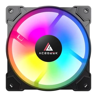 Ventoinha Acegeek Glow, ARGB, 120mm, Preto, AG-GLOW-BK em Oferta na Shopee