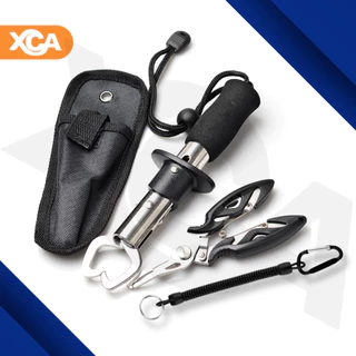 Alicate De Pesca Conjunto Completo Ferramenta Multifunional Cotenção Bico Curvo Tira Labios Peixe