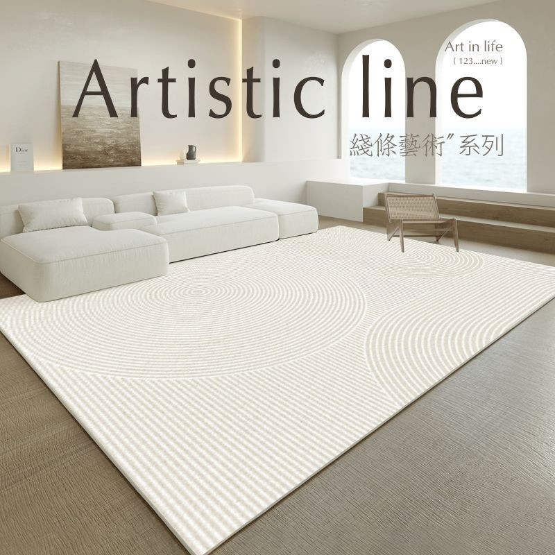 Tapete de creme francês sala de estar estilo italiano imitação de caxemira mesa de chá almofada de tapete de sofá quarto
