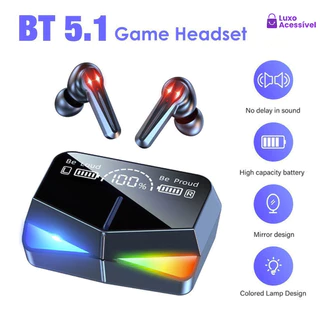 Fones De Ouvido Sem Fio Bluetooth Estéreo Com Controle De Toque E Redução De Ruído, M28 À Prova D
