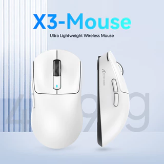 Mouse Para Jogos Sem Fio ATTACK SHARK X3 49g PixArt PAW3395 42000 DPI Tri-Modo BT5.4/2.4 Ghz/USB-C 1K Hz Polling Rate em Oferta na Shopee