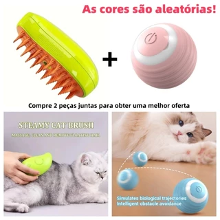 Escova Para Animais de Estimação + Bola de Brinquedo Interativa Para Cães e Gatos -Acessórios de Cuidados e Diversão-WYL em Oferta na Shopee