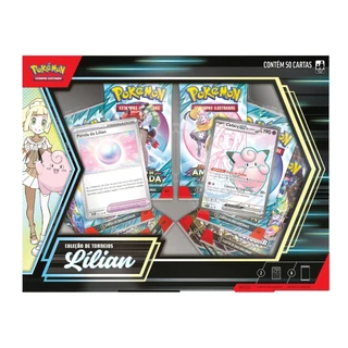 Box Pokémon Coleção  De Torneios Lílian Cartas Tcg Copag