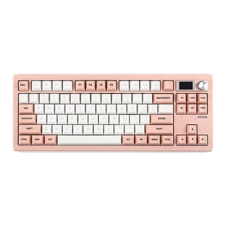 Teclado Mecanico Epomaker Shadow S, ARGB, Switch Wisteria, Pink White, SHADOWS-PW-WS em Oferta na Shopee