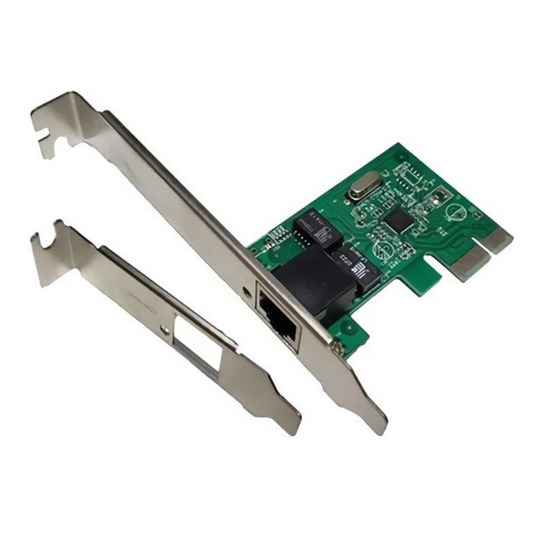 Placa De Rede F3 PCI-Express Normal e Low Profile 10/100/1000, JC-PCI ...
