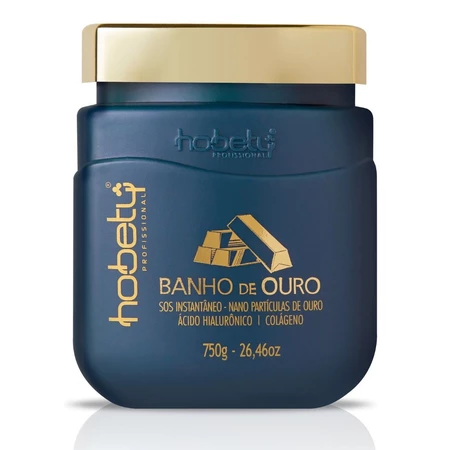 Mascara Hidratação Banho de Ouro Hobety