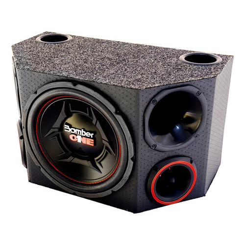 Caixa Trio Som Completo Bomber One 12 + Módulo Taramps | Shopee Brasil