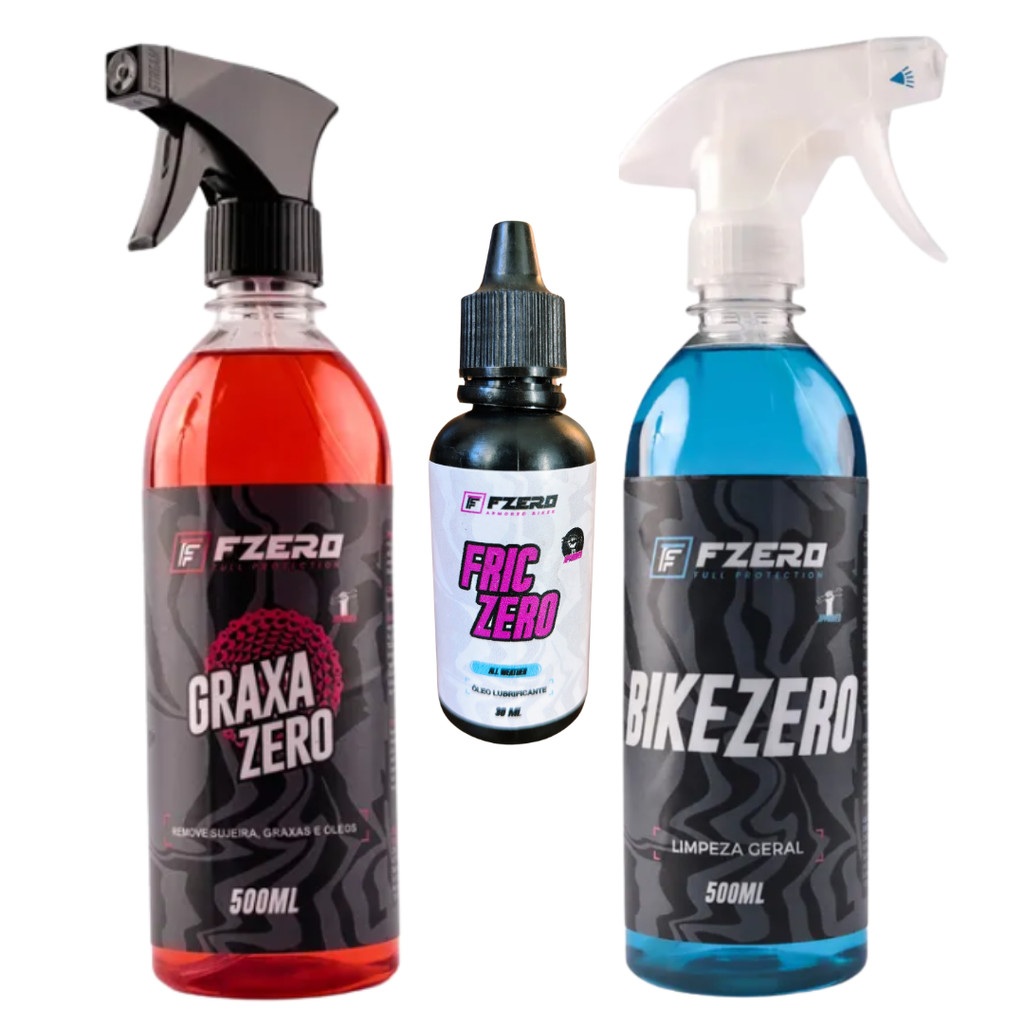 GRAXA ZERO + BIKE ZERO + FRIC ZERO CERA 30 ML FZERO | Shopee Brasil