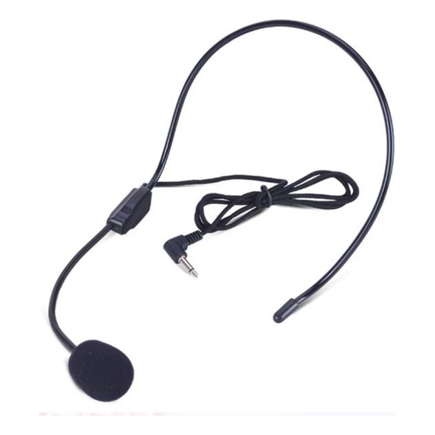 Kit 2 Microfones Headset com Fio Tipo Lapela de Cabeça P2 3.5mm Ideal ...