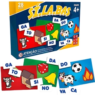 Jogo Educativo Português Aprendendo Sílabas 0913 - Pais & Filhos