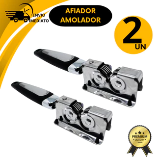 Amolador Afiador De Cozinha Facas Em Aço Inox Profissional Ferramenta Com Afiação Rápida em Oferta na Shopee