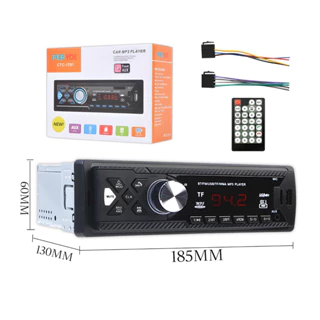 Rádio Automotivo Bluetooth CTC-1971 MP3 Som FM LED Backlight em Oferta na Shopee