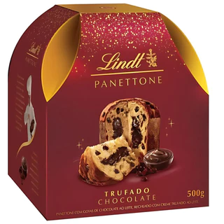 Panettone Lindt trufado chocolate Ao leite 500g