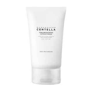 SKIN1004 Madagascar Centella Tom Clareamento Creme Cápsula 2.53 fl.oz, 75ml, Clareamento Hidratante Não-pegajoso