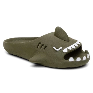 Chinelo Infantil Slide Sharky Fun Tubarao Divertido