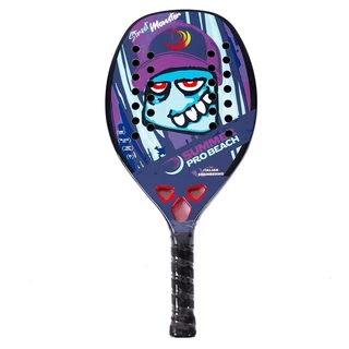 Raquete de Beach Tennis Summer Pro  - Street Monster Azul  - Carbono 12K em Oferta na Shopee