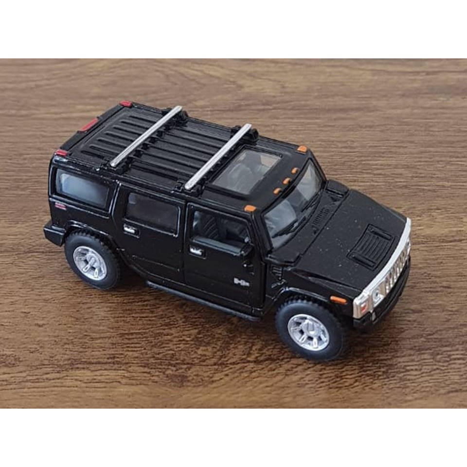 2005 Hummer H2 Sut Blu Kinsmart Modello Giocattolo 1/40 Scala Modellino Auto