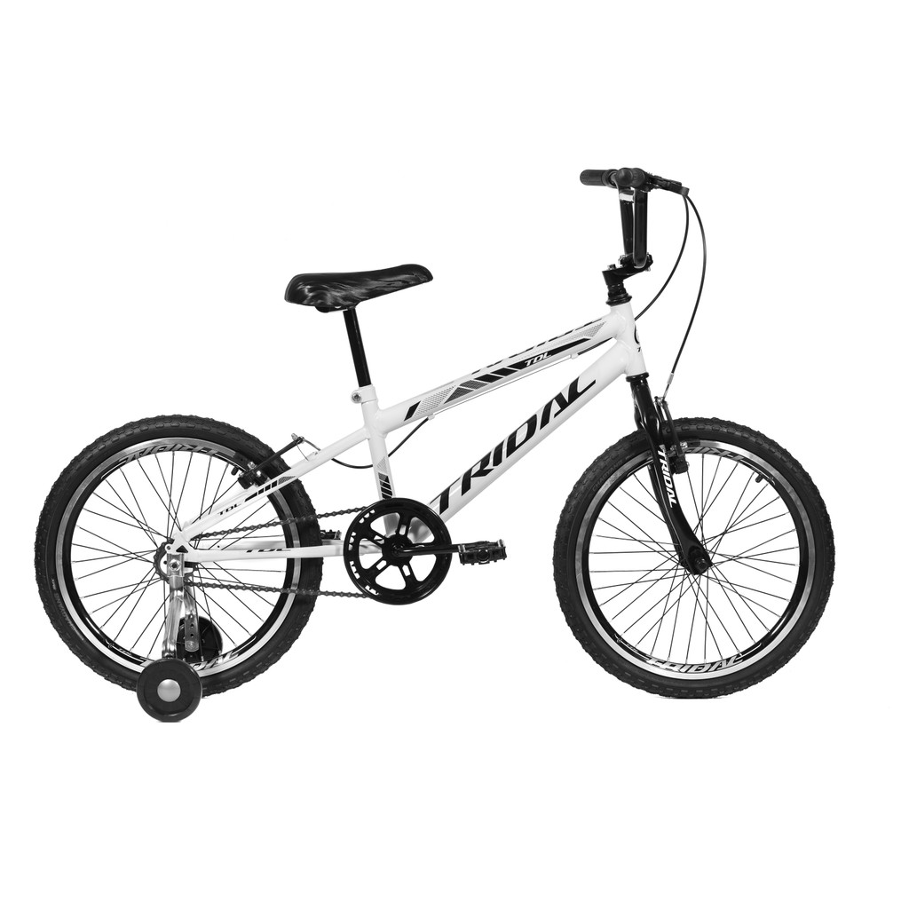 Bicicleta Infantil Aro 20 Masculina BMX Cross Tridal com Roda