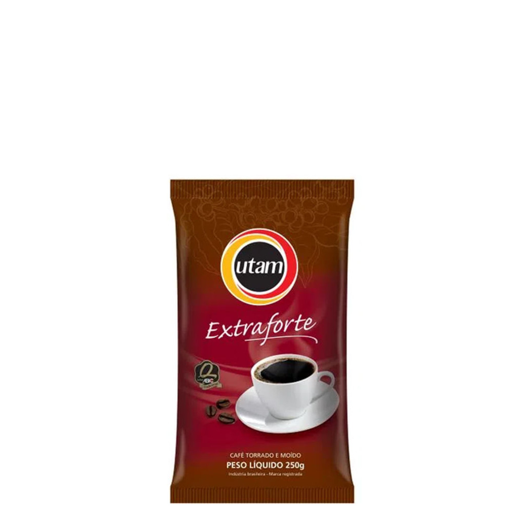 Café Utam Torrado e Moído Extraforte 250g | Shopee Brasil