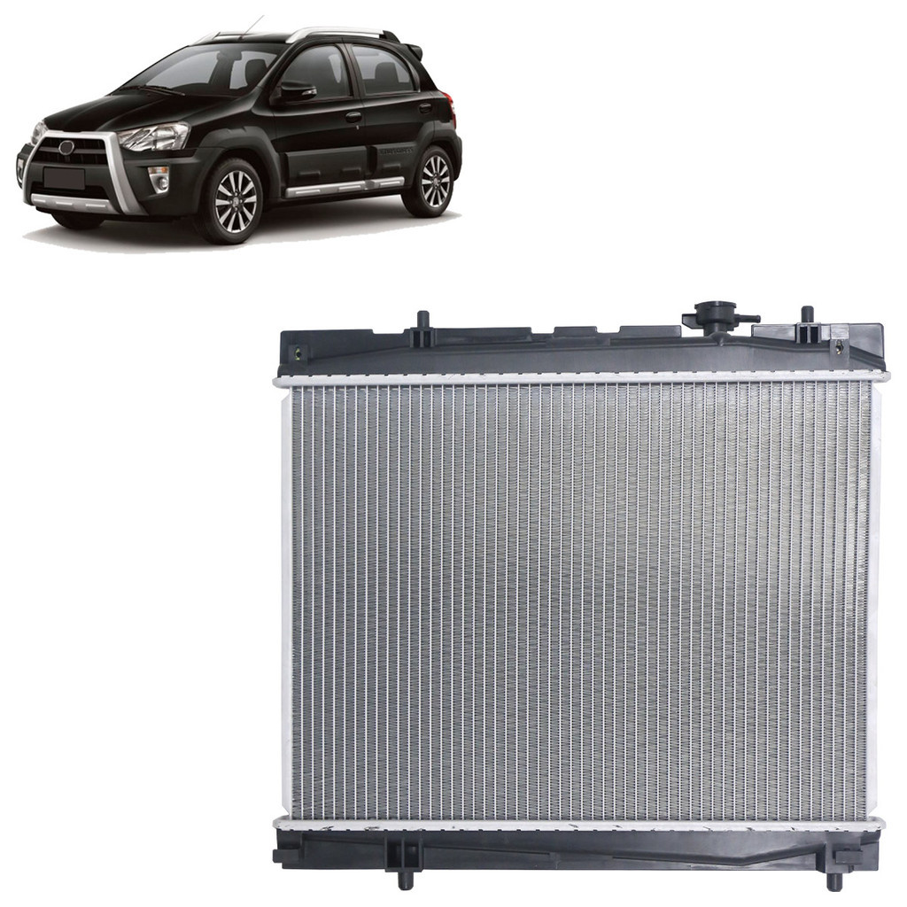 Radiador Etios Cross 1.5 Flex Manual 2014 2015 2016 Alumínio | Shopee ...