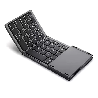 Mini Teclado Touch Dobrável Bluetooth Android Pc ios Tablet