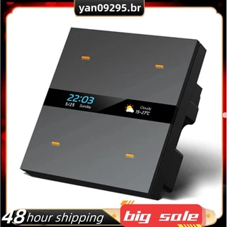 Tuya Zigbee Interruptor De Cena Inteligente Iluminação Controle Painel Tomada 485 86 Caixa