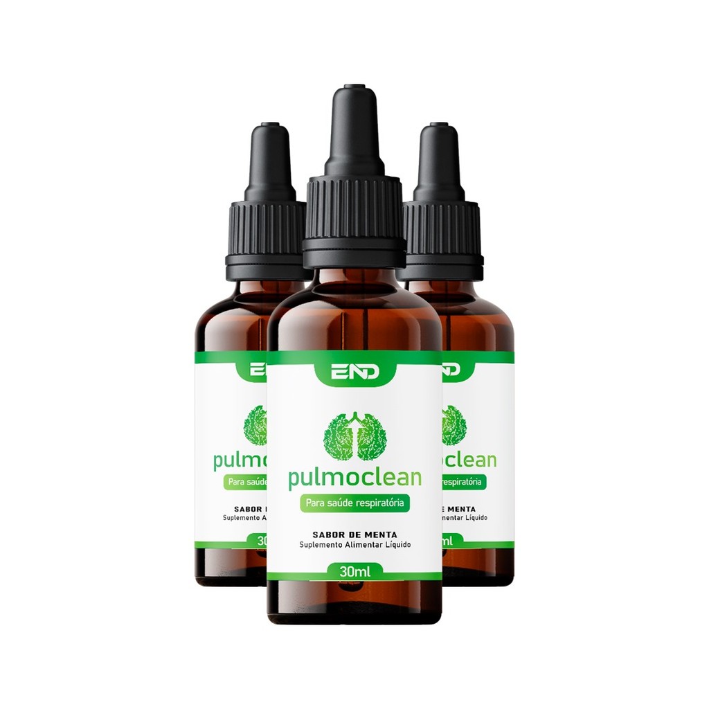 3 Pulmoclean 30 ml cada - Envio rápido | Shopee Brasil