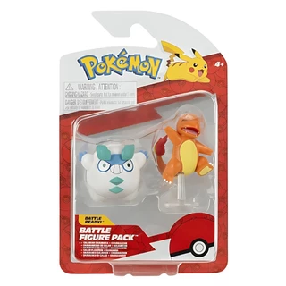 Boneco Pokémon Galarian Darumaka e Charmander 3421P - Sunny