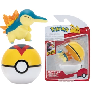 Boneco Figura 3cm Cindaquil C Poke Ball Pokémon Infantil 003427 Sunny