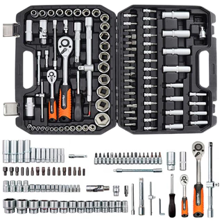 Kit Jogo de Ferramentas Com Maleta Chaves E Soquetes 94 Peças Sparta Oficina Automotiva em Oferta na Shopee