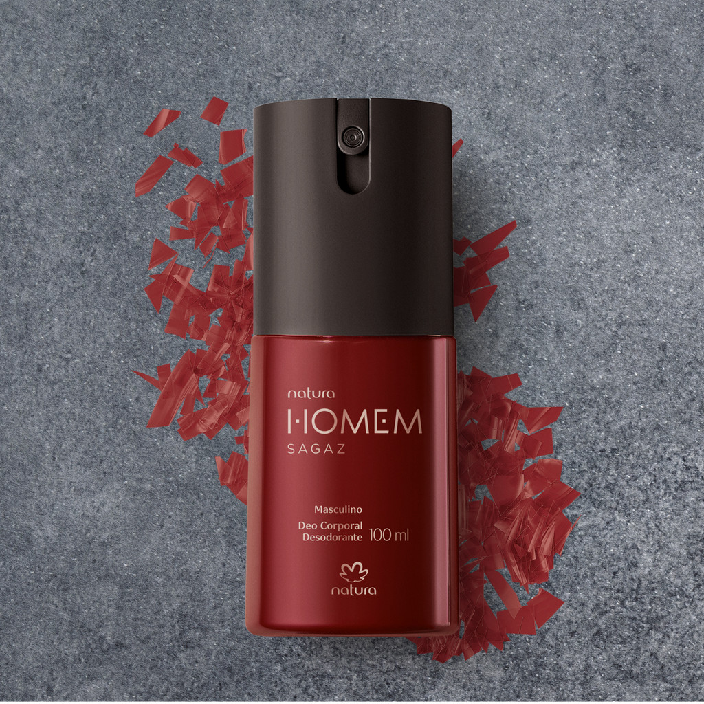 Desodorante Corporal Natura Homem / Homem Sagaz - 100ml | Shopee Brasil