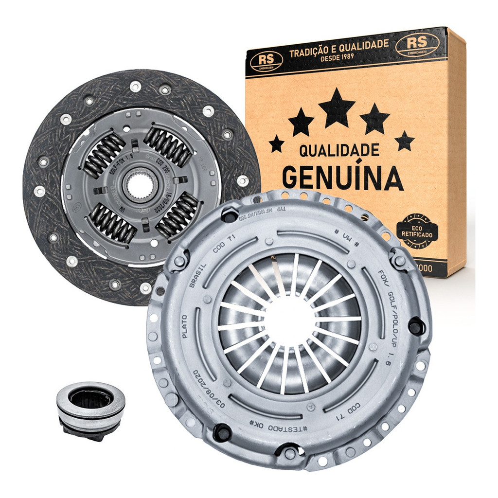 Kit Embreagem Gol Voyage G5 G6 G7 2008 09 10 11 12 13 14 15 NOVO ...