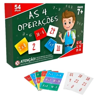 Jogo Educativo Matemática As 4 Operações 0904 Pais & Filhos