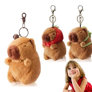 Capivara Boneca Brinquedo De Pelúcia Travesseiro Chaveiro Bonito Pingente Menina Presente Aniversário 13CM