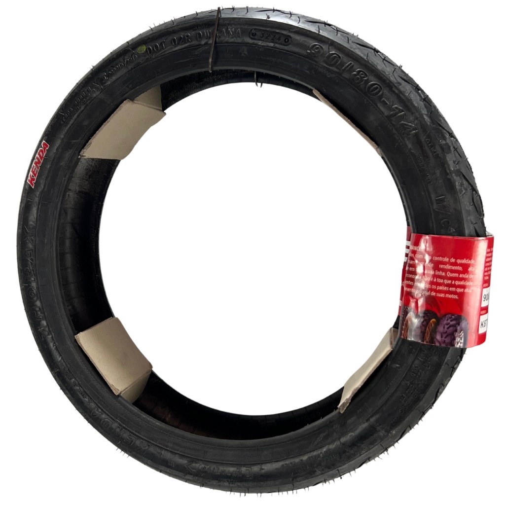 kn.t.c Pneu Kenda 90/80-14 Tl 43p K677 Thorax Traseiro Neo 125 | Shopee