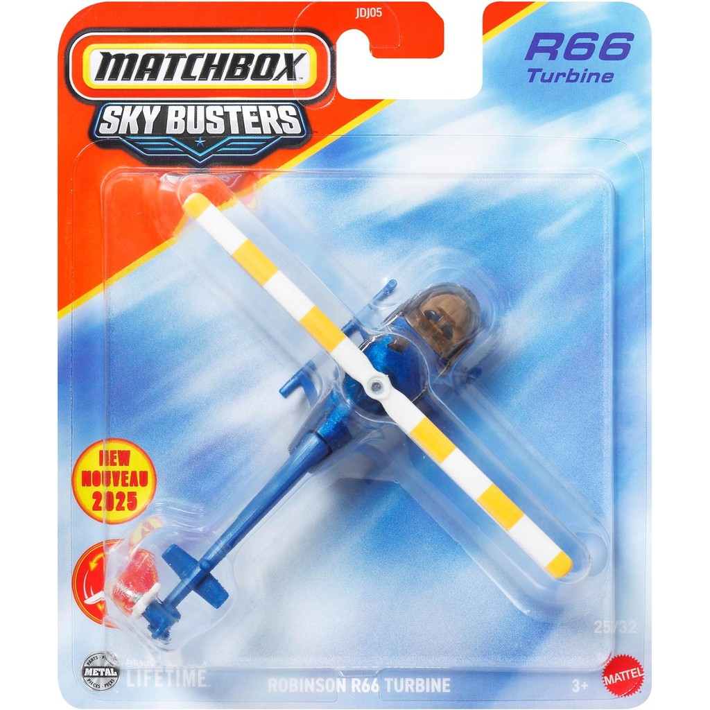 Matchbox - Helicóptero Robinson R66 Turbine - Sky Busters - JCM81 ...