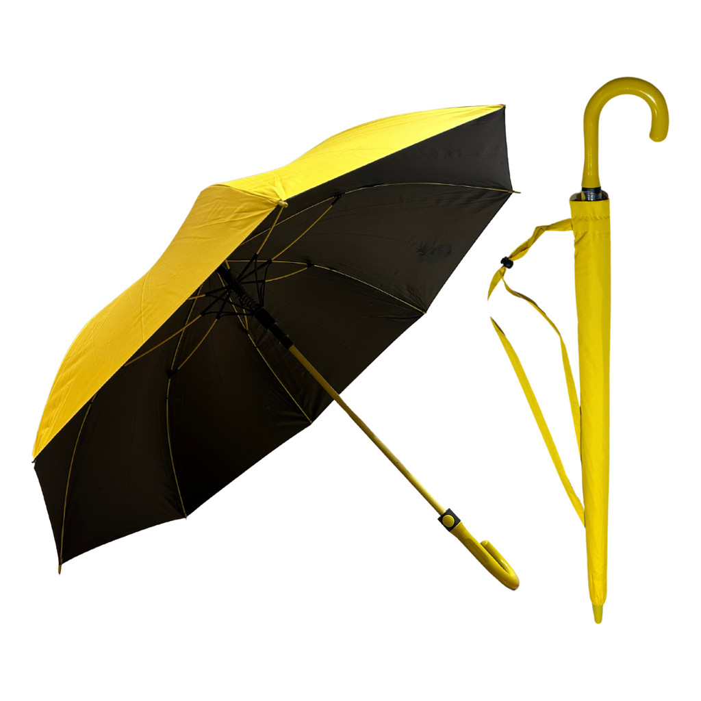 Guarda Chuva Automático Grande Reforçado Fibra De Carbono