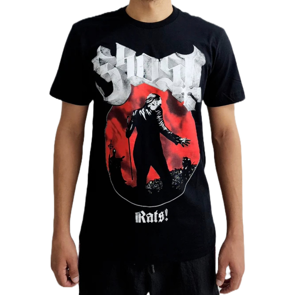 Camiseta Manga Curta Ghost Rats | Shopee Brasil