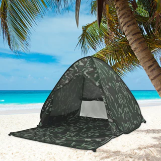 Barraca Camping Camuflada-Barraca Tenda Proteção Solar Praia Acampamento Uv Portátil em Oferta na Shopee