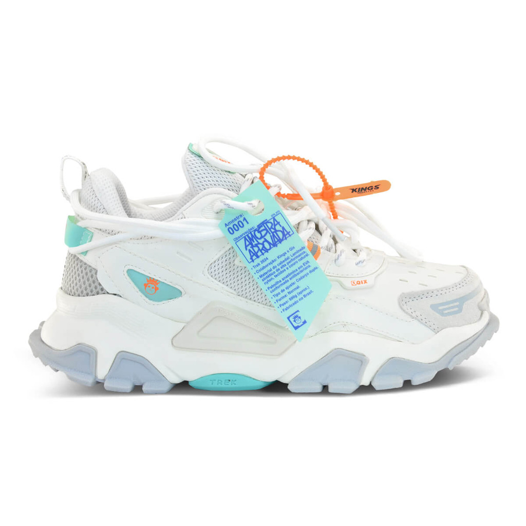 Tênis QIX and Kings Trek Galeria Original Branco Skatista Esportivo