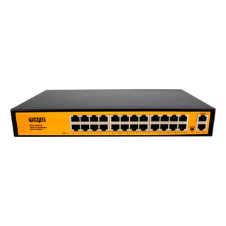 Switch Desktop Gigabit 24 Portas 10/100/1000 Mbps HZ-2400GB