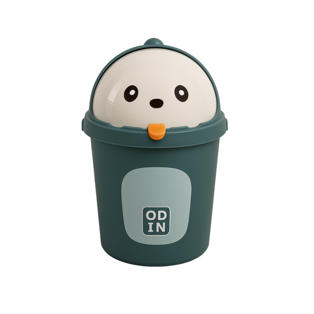 Lixeira Infantil Decorativa com Tampa Basculante – 42 cm